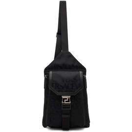베르사체 Versace Black One-Shoulder Bag 232404M170001