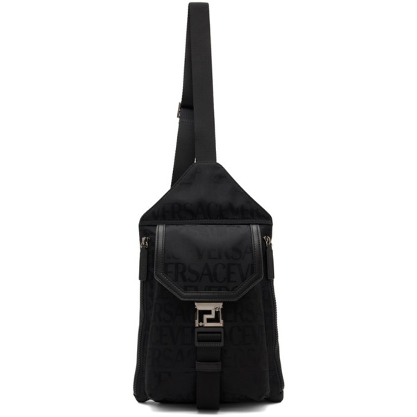 베르사체 베르사체 Versace Black One-Shoulder Bag 232404M170001