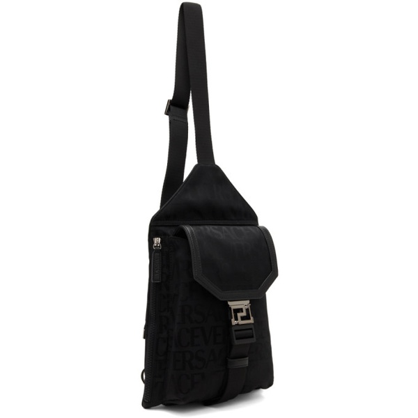 베르사체 베르사체 Versace Black One-Shoulder Bag 232404M170001