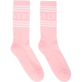 베르사체 Versace Pink Athletic Socks 232404M220002