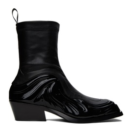 베르사체 Versace Black Solare Boots 232404M228000