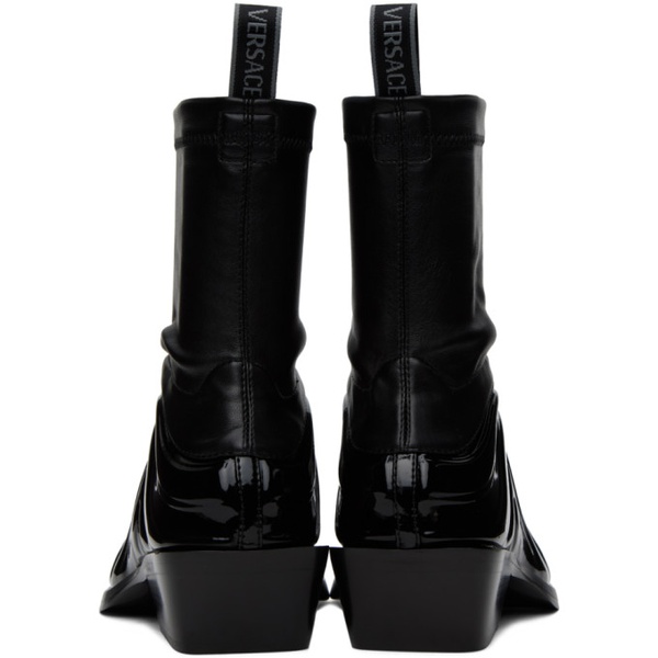 베르사체 베르사체 Versace Black Solare Boots 232404M228000