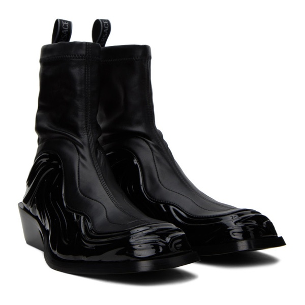 베르사체 베르사체 Versace Black Solare Boots 232404M228000