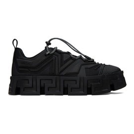 베르사체 Versace Black Greca Labyrinth Sneakers 232404M237019