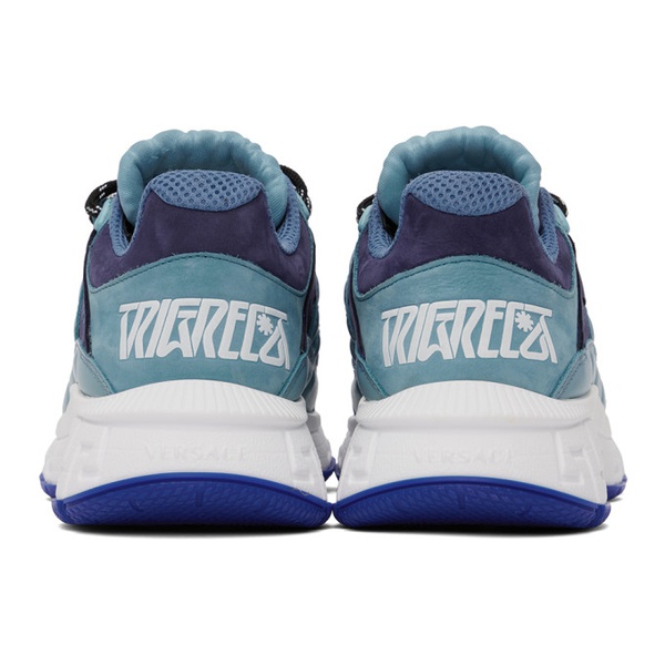 베르사체 베르사체 Versace Blue Trigreca sneakers 232404M237025