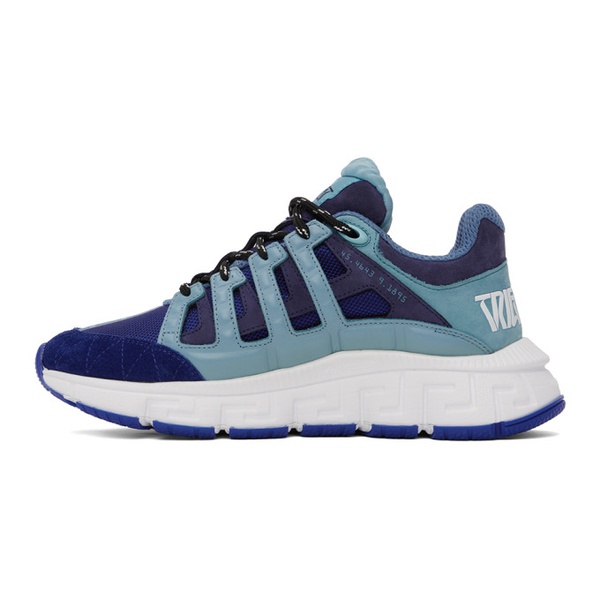 베르사체 베르사체 Versace Blue Trigreca sneakers 232404M237025