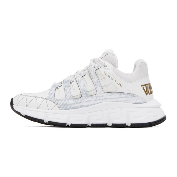 베르사체 베르사체 Versace White Trigreca Sneakers 232404M237036