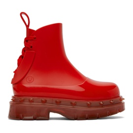언더커버 UNDERCOVER Red Melissa 에디트 Edition Spikes Boots 232414F113001