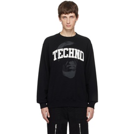 언더커버 UNDERCOVER Black Techno Sweatshirt 232414M204001