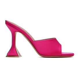 아미나 무아디 Amina Muaddi Pink Lupita Heeled Sandals 232415F125035