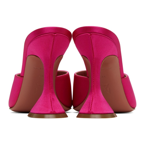  아미나 무아디 Amina Muaddi Pink Lupita Heeled Sandals 232415F125035