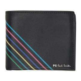 폴스미스 PS by 폴스미스 Paul Smith Black Sports Stripe Wallet 232422M164000