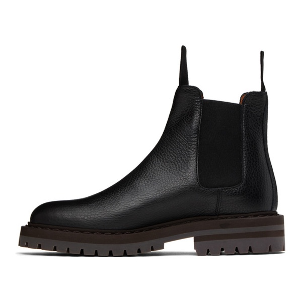  커먼 프로젝트 Common Projects Black Leather Chelsea Boots 232426F113003