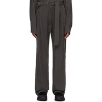 혜인서 HYEIN SEO Gray Detachable Pouch Trousers 232429M191000
