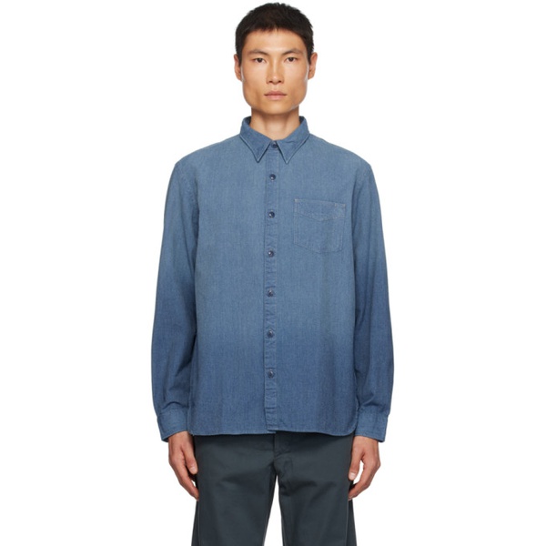  RRL Blue Irving Shirt 232435M192004