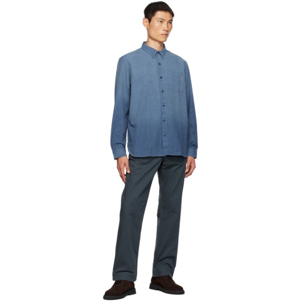  RRL Blue Irving Shirt 232435M192004