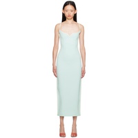 Paris Georgia SSENSE Exclusive Blue & White Heart Maxi Dress 232438F054004