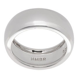 넘버링 Numbering Silver Medium Volume Band Ring 232439M147000