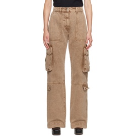 MSGM Brown Pocket Jeans 232443F069002