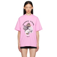 MSGM Pink Puppy Club T-Shirt 232443F110022