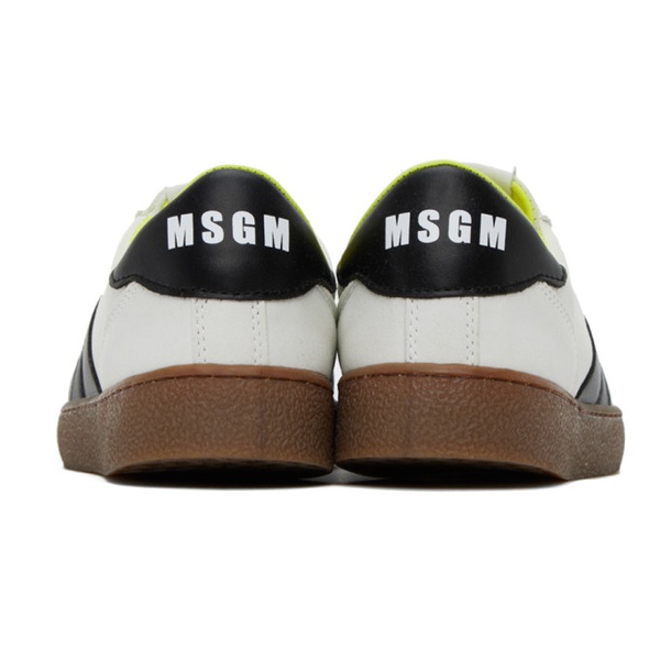  MSGM White & Gray R에트로 ETRO Sneakers 232443F128000