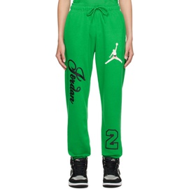 나이키 조던 Nike Jordan Green Graphic Lounge Pants 232445F086001