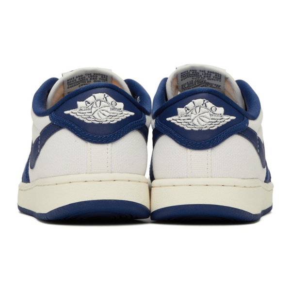 나이키 나이키 조던 Nike Jordan White & Blue AJKO 1 Low Sneakers 232445F128011