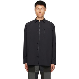 사카이 Sacai Black Matte Shirt 232445M192018