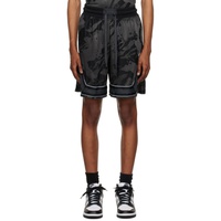 나이키 조던 Nike Jordan Black & Gray Embroidered Shorts 232445M193006