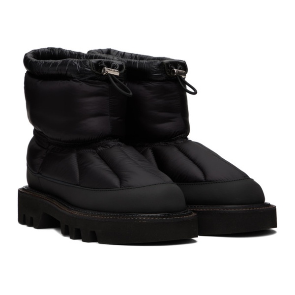  사카이 Sacai Black Padded Boots 232445M223001