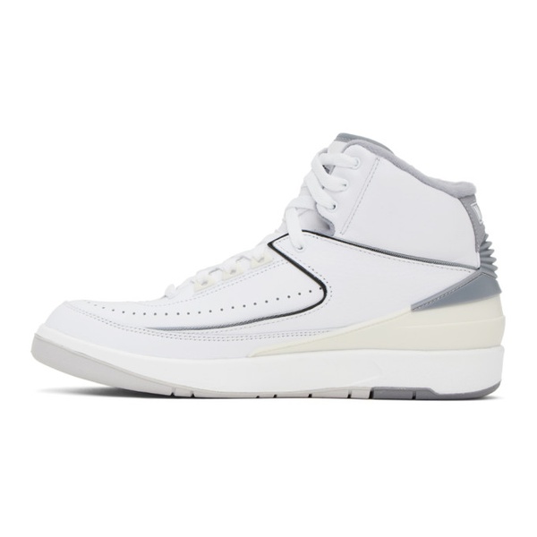 나이키 나이키 조던 Nike Jordan White & Gray Air Jordan 2 Sneakers 232445M237007