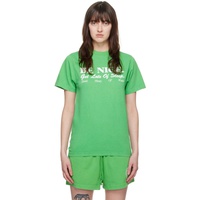 스포티 앤 리치 Sporty & Rich Green Be Nice T-Shirt 232446F110019