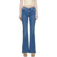FRAME Blue Le High Flare Jeans 232455F069037