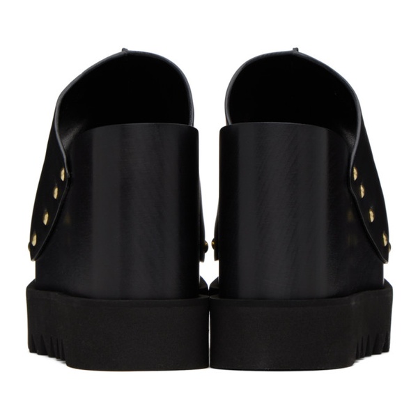 스텔라 맥카트니 스텔라 맥카트니 Stella McCartney Black Elyse Studded Heeled Sandals 232471F125002