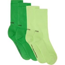 SOCKSSS Two-Pack Green Socks 232480M220022