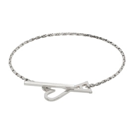 Ami Paris Silver Ami de Coeur Chain Bracelet 232482F020003