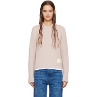 AMI Paris Pink Patch Sweater 232482F096009