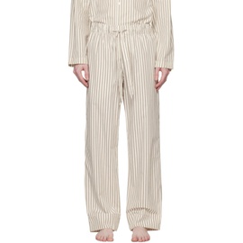 테클라 Tekla 오프화이트 Off-White Striped Pyjama Pant 232482M218056