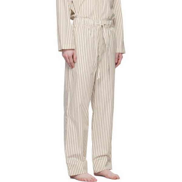  테클라 Tekla 오프화이트 Off-White Striped Pyjama Pant 232482M218056