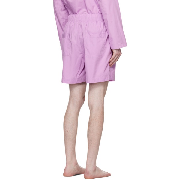  테클라 Tekla Pink Stonewashed Pyjama Shorts 232482M218061