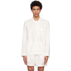 테클라 Tekla 오프화이트 Off-White Oversized Pyjama Shirt 232482M218085