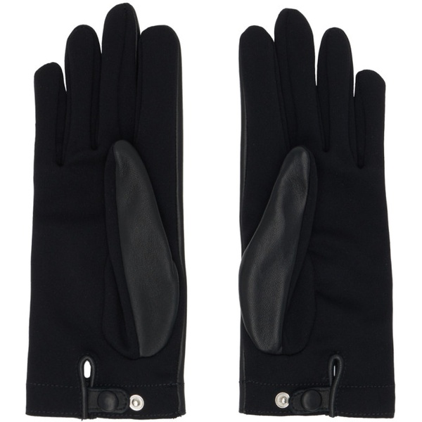  알라이아 ALAIA Black Paneled Gloves 232483F012002