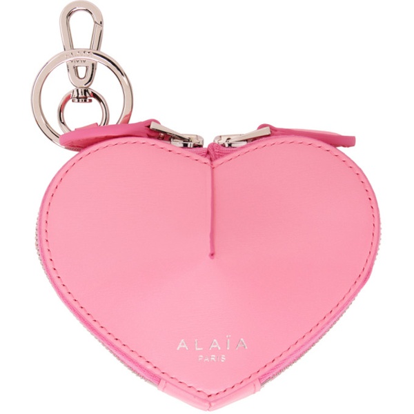  알라이아 ALAIA Pink Mini Le Coeur Coin Pouch 232483F038001