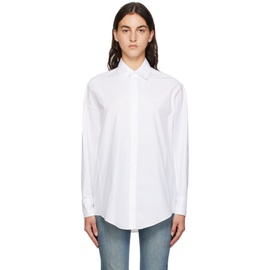 알라이아 ALAIA White Button Shirt 232483F109002