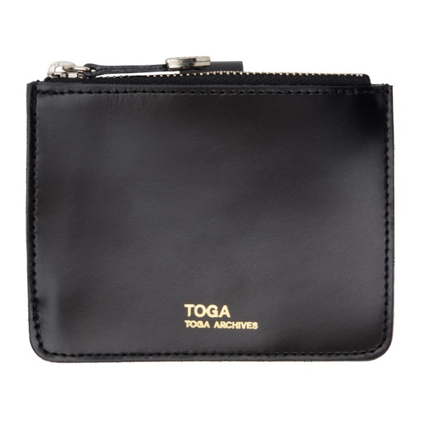  토가 풀라 토가 Toga Pulla SSENSE Exclusive Black Leather Wallet 232492F040000