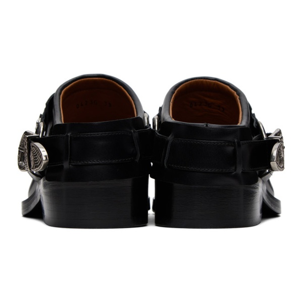  토가 풀라 토가 Toga Pulla SSENSE Exclusive Black Hard Loafers 232492F121019