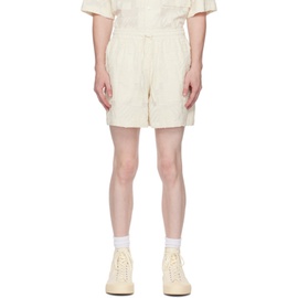 르셉템버 LE17SEPTEMBRE 오프화이트 Off-White Embroidered Shorts 232495M193003