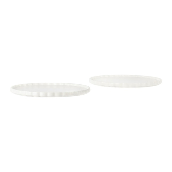  Fazeek White Wave Dinner Plate Set 232507M798007
