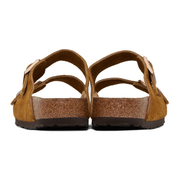 버켄스탁 버켄스탁 Birkenstock Tan Arizona Soft Footbed Sandals 232513F124002