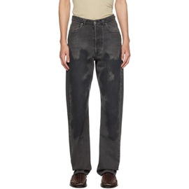 마리아노 Magliano Gray Unregular Jeans 232516M186000